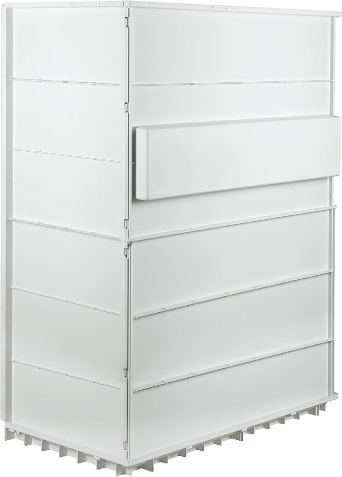 WOODBRIDGE 60"L x 32"W Shower Combo Kits with Glue Up Shower Walls in Glossy White and Shower Base with Center Drain in White