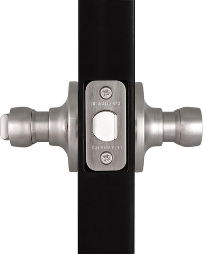 Design House Springdale Privacy Door Lever for Bedrooms and Bathrooms, Fits Standard Doors, Satin Nickel, 700492