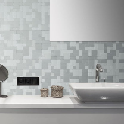 DICOFUN Metal Peel and Stick Tile Backsplash, Stainless Steel Kitchen Metal Backsplash Tile, Stick on Backsplash for Kitchen (1)