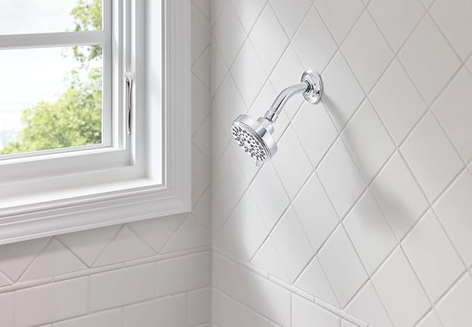 Moen Ignite Chrome Five-function Shower Head With 2.5 GPM High-Pressure Spray, 20090 (Pack of 3)