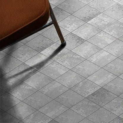 W&S 24-Sheets Peel and Stick Floor Tiles,Light Gray Peel and Stick Backsplash, Self Adhesive Flooring for Bathroom, Bedroom, Living Room, Rigid&Thicker Stick on Kitchen Flooring