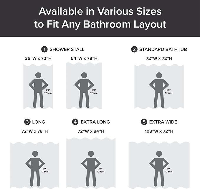 Madison Park Arbor Waffle Shower Curtain for Bathroom, 72 x 72, Black | Adds Privacy, Machine Washable, Farmhouse, OEKO-TEX Certified Bathroom Curtain, 3M Scotchgard Moisture Management