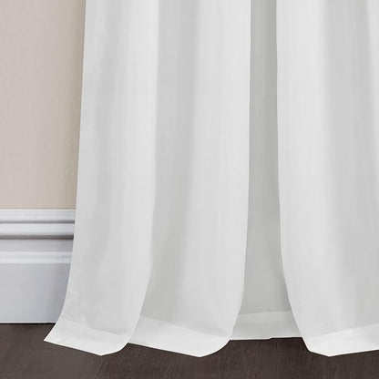 Lush Decor Night Sky 100% Blackout Window Curtain Panel Single 42"W x 84"L, Gray & White - Blackout Curtains For Bedroom - Sequin Curtains - Glam Decor