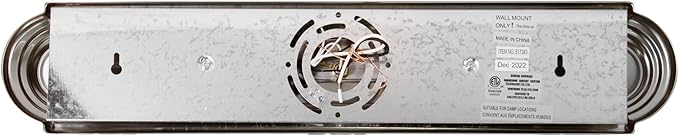 Design House Millbridge 3-Light Vanity Light, Satin Nickel Finish, Frosted Glass Shades, Dimmable, Bathroom Wall Fixture – Design House, 517383