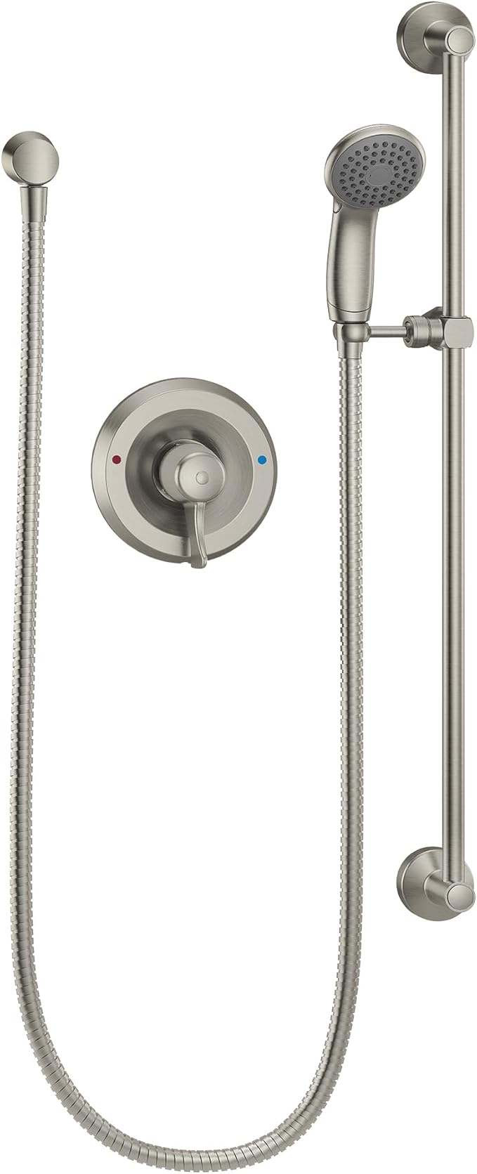 Moen Commercial Classic Brushed Nickel Posi-Temp Hand Shower Trim, 1.5-gpm, T8346EP15CBN