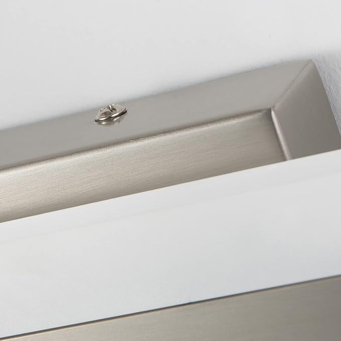 PRESDE 32 Inch LED Bathroom Vanity Light Bar, Modern Brushed Nickel Bath Lighting Fixture Over Mirror Dimmable