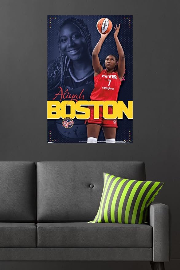Trends International WNBA Indiana Fever - Aliyah Boston 25 Wall Poster, 34L x 22.4W, Premium Unframed Version