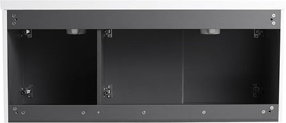 Malwee 48" Bathroom Vanity with Sink, 48 inch Double Sink Floating Vanity, Wall Mounted Bathroom Basin Cabinet Combo, Modern White Bath Vanity Cabinet Set with Storage(MA10348DWH)