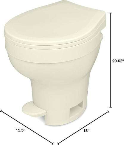 Thetford 31836 Aqua-Magic VI Permanent Toilet - High Profile, Parchment