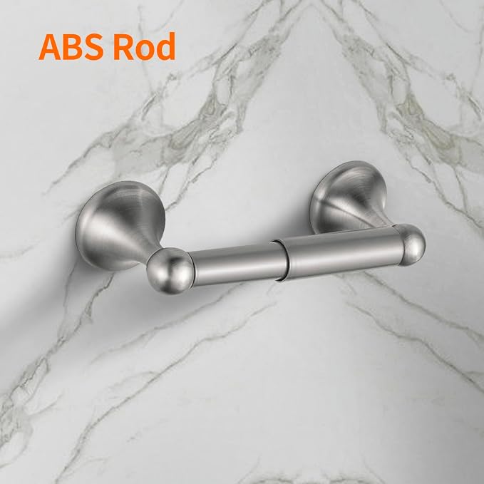 8 Pieces Bathroom Hardware Set Brushed Nickel Adjustable Expandable Towel Bars Towel Ring Wall Mount Toilet Paper Holder Towel Hooks Towel Racks Hand Towel Holder Bathroom Accessory Set