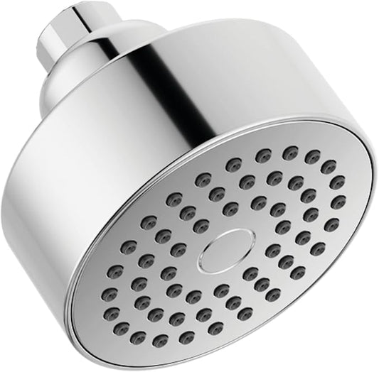 Delta Faucet Modern 3.5-inch Single-Spray Shower Head, Chrome Round Shower Head, High Pressure Shower Head, 1.75 GPM Flow Rate, Chrome RP101842