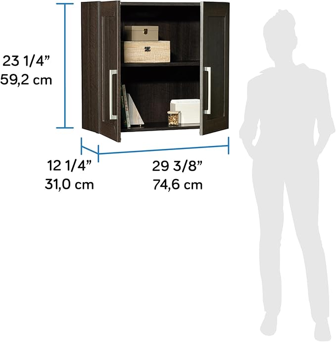 Sauder Homeplus Hanging Cabinet, Dakota Oak Finish