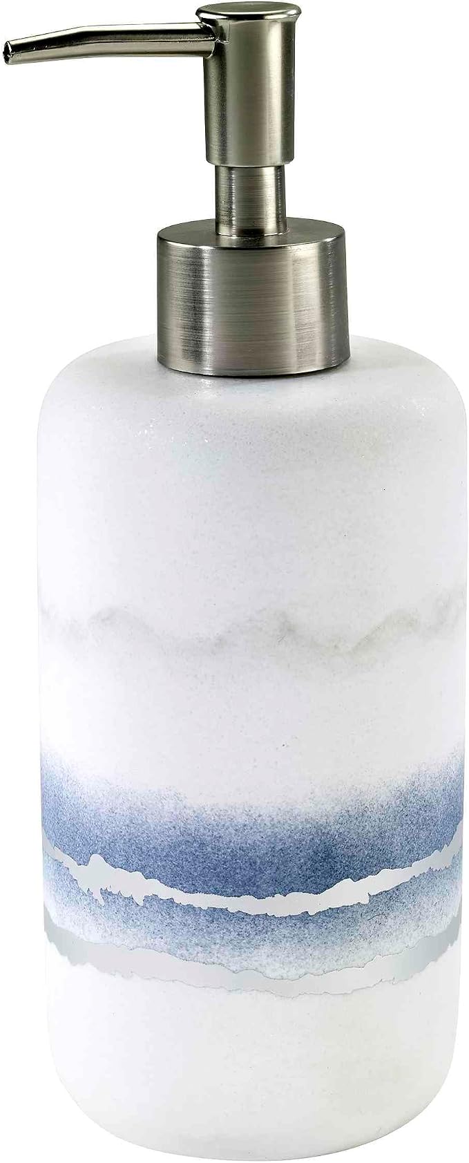 Avanti Linens - Lotion Pump/Soap Dispenser, Resin Countertop Accessories, Marble Inspired Bathroom Essentials (Murano Collection) | Refillable, Soap & Lotion Pump, Easy Pump, Durable Construction, Seasonal Bathroom Decor