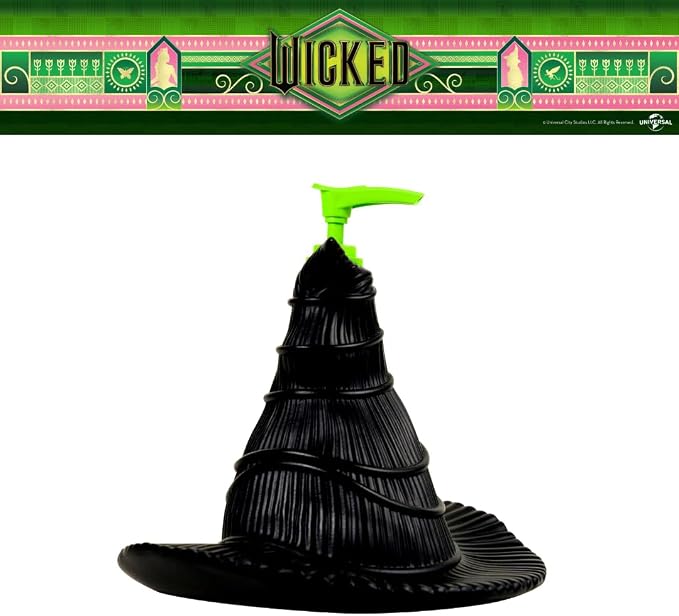 Wicked Witch Hat Soap/Lotion/Hand Sanitizer Resin Pump Dispenser, 13 Ounces, (Officially Licensed Product) by Franco
