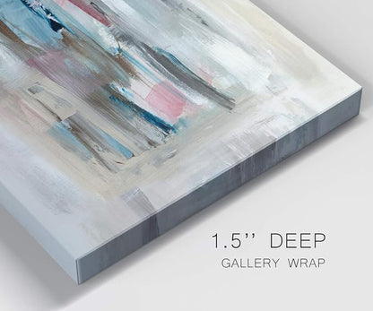 Renditions Gallery Canvas Wall Art Home Paintings & Prints Colorful Paint Splash Modern Abstract Wall Hanging Decorations Artwork for Bedroom Living Room Office Kitchen - 8"x12" LT02