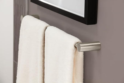 Moen YB0424BN Align 24-Inch Modern Single Towel Bar for Bathroom or Kitchen, Brushed Nickel