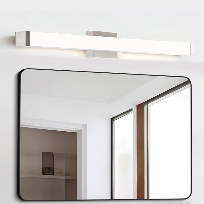 22IN 5CCT Dimmable Vanity Light for Bathroom, Modern Wall Fixture Over Mirror