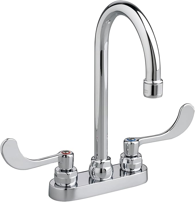 American Standard 7500170.002 Monterrey 1.5 GPM Lavatory Faucet, Centerset Bathroom Faucets with Wrist Blade Handles, 11.75x10.75x5, Chrome