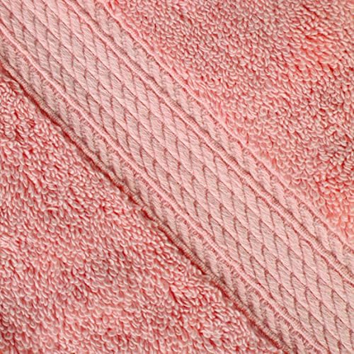 SUPERIOR Egyptian Cotton Pile Heavyweight Bath Sheet, 2 Piece Set, Tea Rose