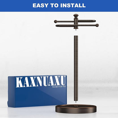 Hand Towel Holder, 304 Stainless Steel Heavy Duty S Shape Hand Towel Stand Free Standing Towel Bar for Bathroom Kitchen Countertop