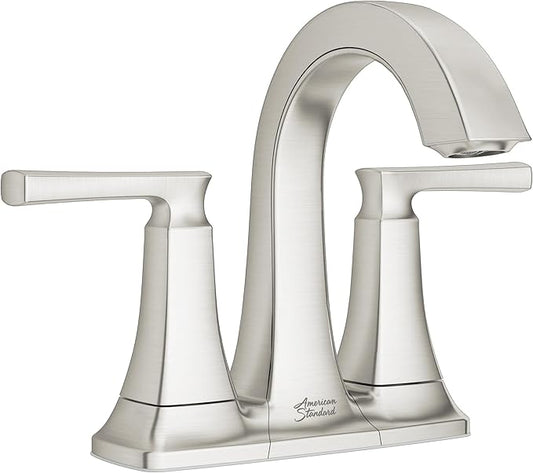 American Standard 7426201.295 Belmeade Two-Handle 4-Inch Centerset Bathroom Faucet, 1.2 GPM, Brushed Nickel