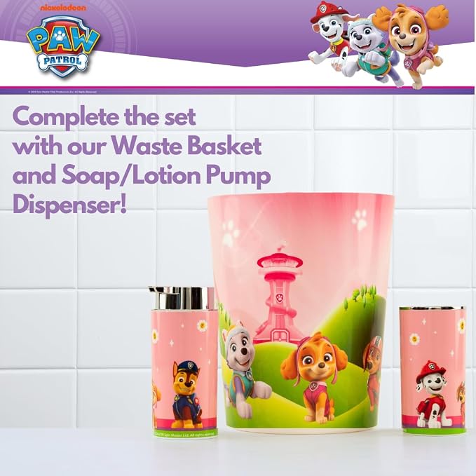 Paw Patrol Skye Kids Toothbrush Holder - Pencil/Pens Tumbler, (Officially Licensed Product) by Franco