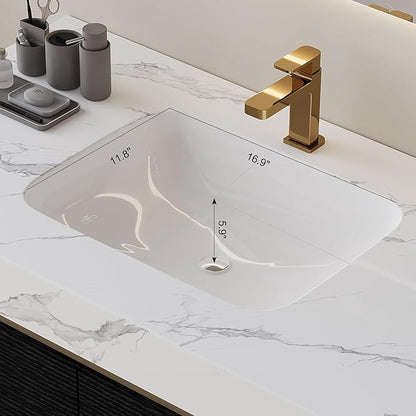 36" Bathroom Vanity with Undermount Sink Set, Modern 2-in-1 Wall Mounted & Freestanding Bathroom Vanity Cabinet with Sintered Stone top&4 Storage Drawers, Single Bathroom Sink Cabinet