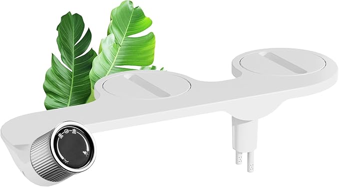Bidet Attachment for Toilet Seat,Non-Electric Self-Cleaning Dual Retractable Nozzles,Easy to Install,Adjustable Water Pressure for Rear and Feminine Wash