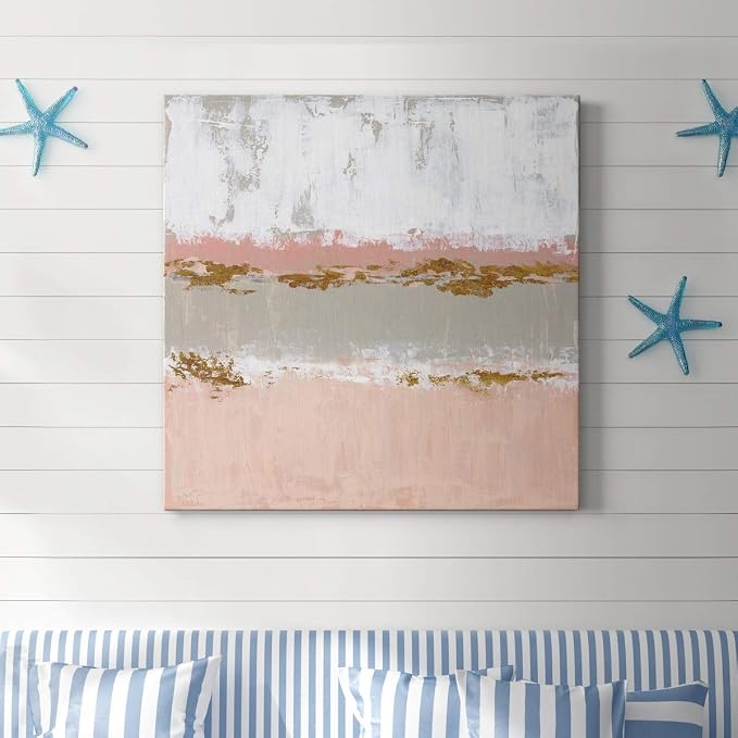 Renditions Gallery Sedona Sunrise Wall Art, Premium Gallery Wrapped Canvas Decor, Ready to Hang, 40 in H x 40 in W, Made in America Print