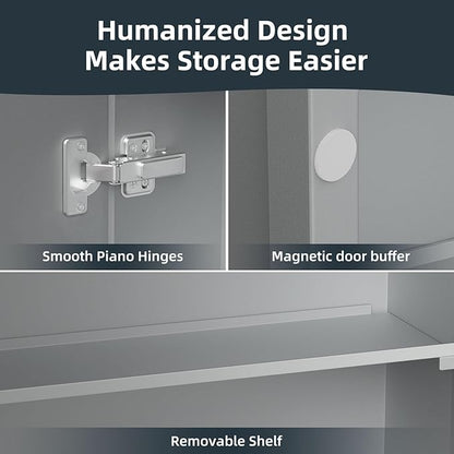 Medicine Cabinet 20 x 28 Inch, Silver Bathroom Medicine Cabinet with Mirror,Metal Beveled Mirror, Adjustable Shelves, Recessed or Wall Mount, Sturdy & Solid, Bathroom Mirror with Storage