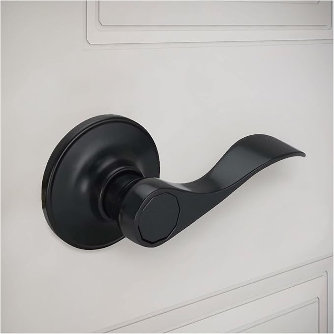 Design House 778894 Springdale Passage Hall and Closet Door Lever Matte Black