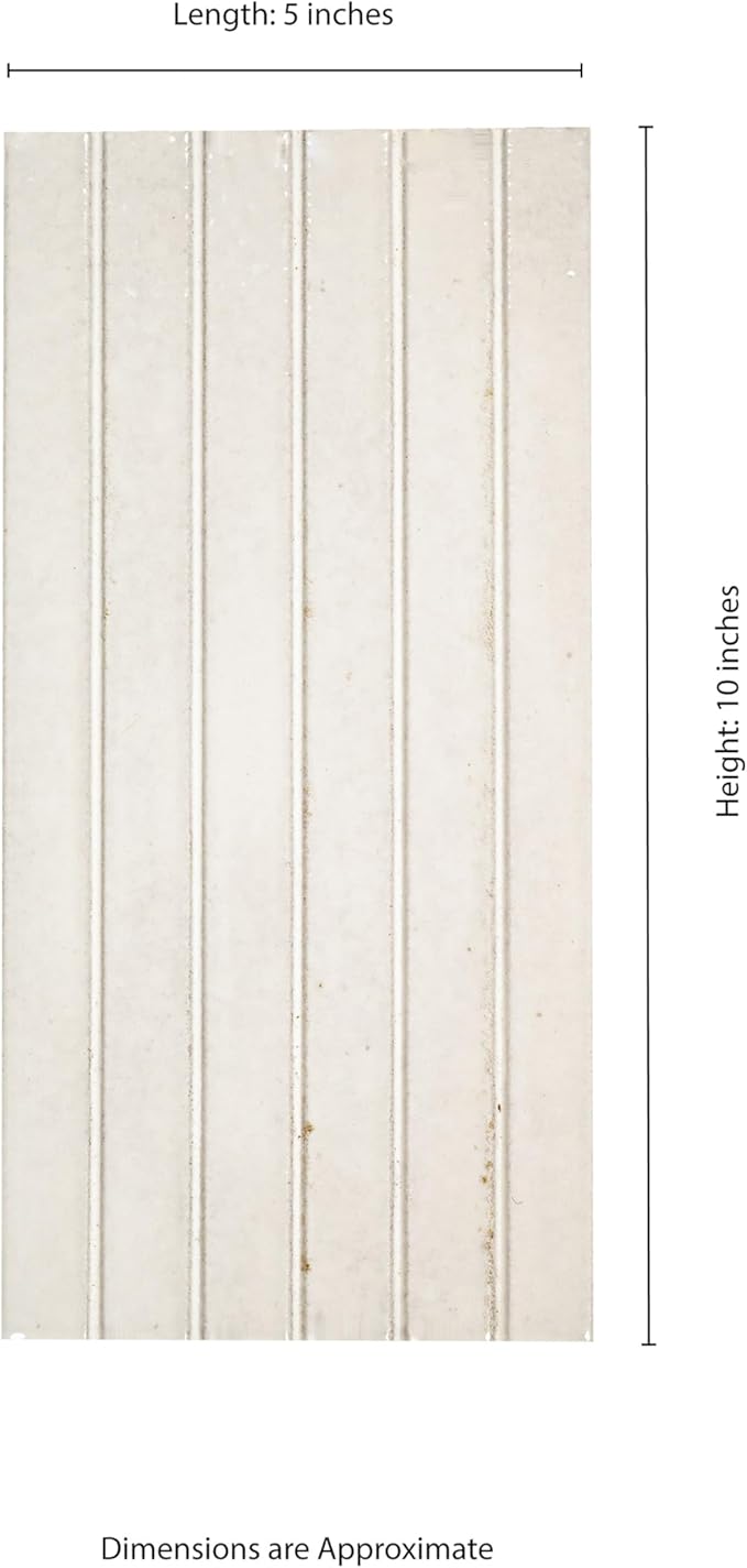 MSI Marino Artic Pearl Glossy Porcelain Fluted Wall Tile for Bathroom, Kitchen Backsplash, Accent Wall Tile, and Shower Wall Tile, Sample Tile
