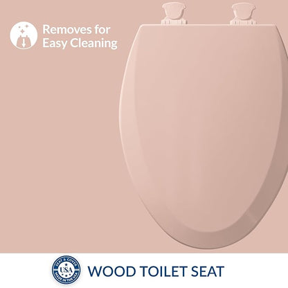 Bemis 1500EC 063 1500EC063 Toilet Seat, 2 Pack Elongated, Venetian Pink