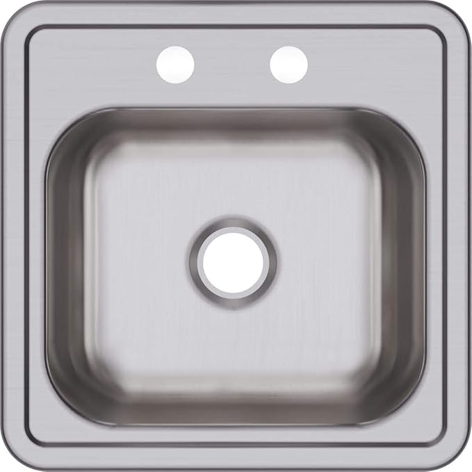 Elkay Dayton D115153 Single Bowl Top Mount Stainless Steel Bar Sink