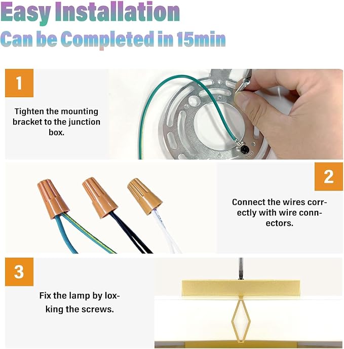 24 Inch Bathroom Vanity Light 2500LM, AC 120V 5CCT Modern Bathroom Lighting Fixtures Over Mirror Dimmable, 25W Gold LED Vanity Lighting Fixtures Wall Sconce ETL Certified, 1Pack