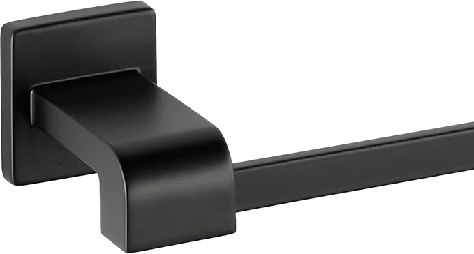 Delta 77518-BL Ara 18-in Wall Mount Towel Bar Bath Hardware Accessory in Matte Black