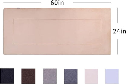 Soft Hallway Runner Rug,Washable Floor Rugs, Non Slip Memory Foam Rug,Super Water Absorption, Suitable for Bathroom Mat, Entrance,Kitchen, Living Room Decor(2x5ft Beige)