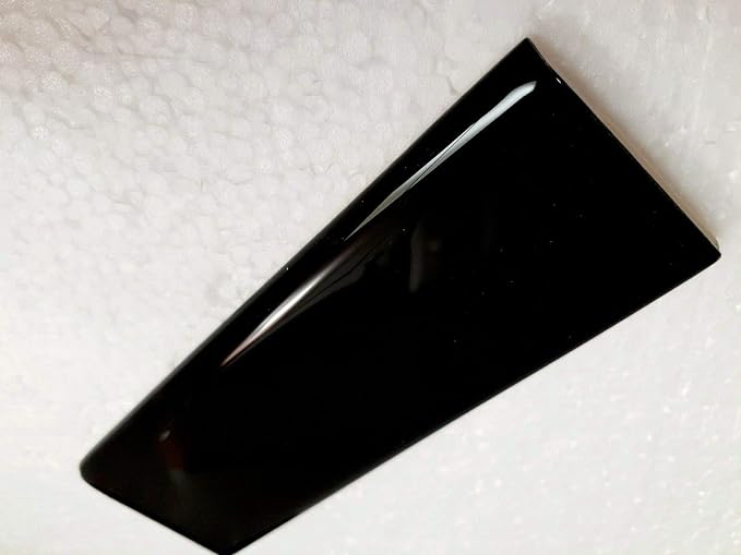 Black 2x6 in Ceramic Tile Bullnose Trim Edge 2 x 6 inch American Olean Box 10 Piece