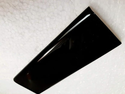 Black 2x6 in Ceramic Tile Bullnose Trim Edge 2 x 6 inch American Olean Box 10 Piece