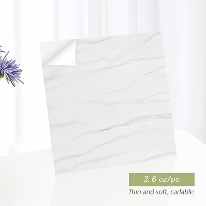 Lareko 20Sq.Ft Marble Peel and Stick Vinyl Floor Tiles,20 Tiles - 12" x 12",Waterfproof and Self Adhesive Vinyl Sticker Tiles,Laminate Flooring for for Kichen, Bathroom,Dining Room(WhiteX Grey)
