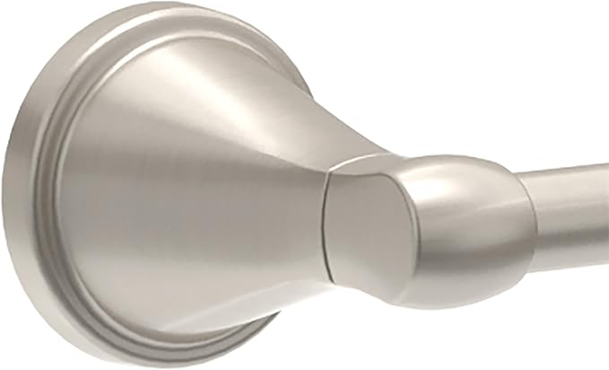 Delta Faucet Becker (1-Pack) 24" Bathroom Towel Rack/Bar, SpotShield Brushed Nickel, Wall Mounted BCK24-DN