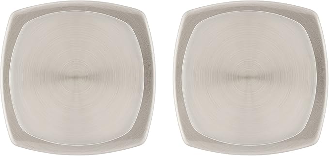 Kwikset Arroyo Knob Interior Passage Door Knob, Handle For Closet and Hallway Doors, Non-Locking Doorknob in Satin Nickel, with Microban Protection