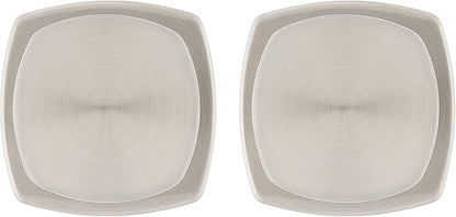 Kwikset Arroyo Knob Interior Passage Door Knob, Handle For Closet and Hallway Doors, Non-Locking Doorknob in Satin Nickel, with Microban Protection
