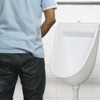 Wall Mount Toilet Wall Mounted Male Toilet with Flush | Male Urinals for Home Dorm Garden RV Apartment Dad Boyfriend Grandpa