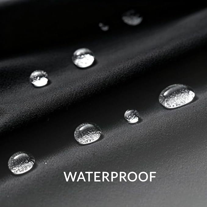 Felisa Ombre Black and White Shower Curtain Liner,Waterproof Fabric Shower Curtain with 3 Weighted Magnets, Odorless Cloth Lightweight Bathroom Curtain,Sturdy Rustproof Grommets,72 x 72