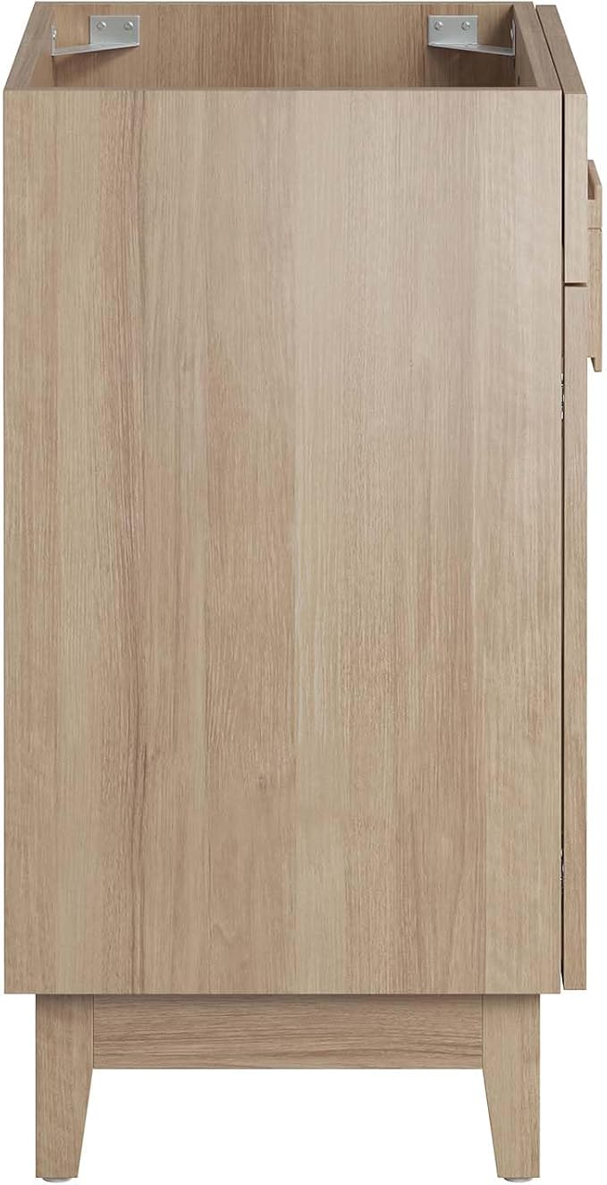 Modway EEI-6399-OAK Miles 24” Bathroom Vanity Cabinet (Sink Basin Not Included), Oak