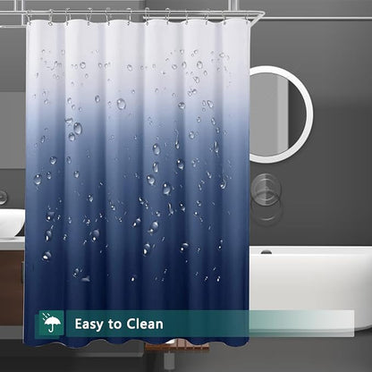 Shower Curtain Liner, 100% Waterproof Peva Shower Curtains with 3 Duty Heavy Bottom Magnets and 12 Rust Proof Grommets, 72x72 Weighted Shower Liner for Shower Stall, Bathtubs