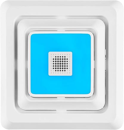 Broan-NuTone FG800RGBS Genuine Replacement Cover (Bath Fan Not Included) with ChromaComfort LED Light and Sensonic Bluetooth Speaker, Fits Select Bathroom Fan Models