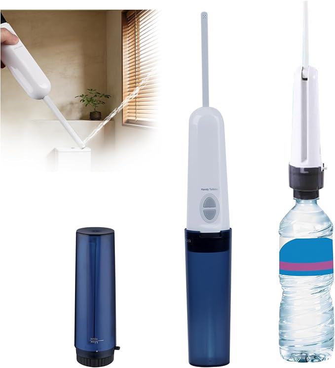Hibbent Portable Bidet for Travel, High Pressure Handheld Electric Sprayer, Rechargeable Travel Bidet for Women & Men, Personal Hygiene Cleaning, Soothing Postpartum Care, Blue