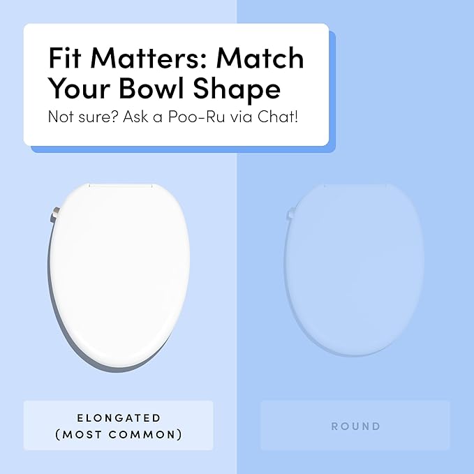 TUSHY Wave Non-Electric Bidet Toilet Seat | Sleek Elongated Design, Quick-Release for Easy Cleaning | DuoFlow Front & Rear Wash, Soft-Close Lid, Self-Cleaning Nozzle, 10-Min DIY Install, Platinum Knob